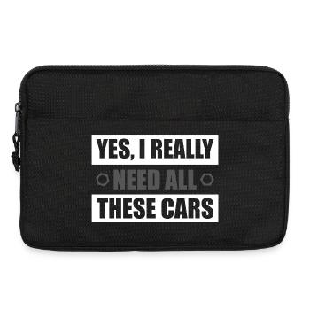 Yes i really need Car lover car guy mechanic - Laptoptasche 13" - Schwarz - Vorne