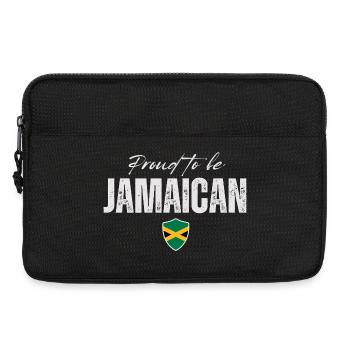 Jamaïcain fier, fabriqué en Jamaïque - Sacoche pour ordinateur portable 13 pouces - noir - Devant