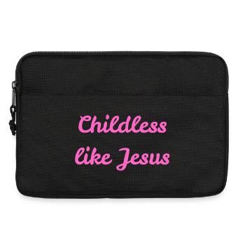 Childless like Jesus - Laptop bag 13" - black - Front