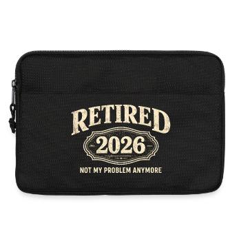 Ruhestand 2026 – nicht mehr mein Problem. Ruhestan - Laptoptasche 13" - Schwarz - Vorne