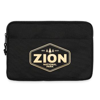 Zion National Park Badge Tee - Laptoptasche 13" - Schwarz - Vorne