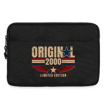 26th Birthday Gift Original Vintage 2000's - Laptop bag 13" - black - Front