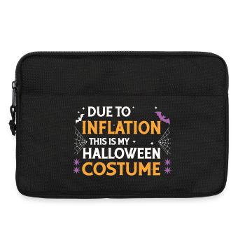 Halloween-Inflationskostüm - Laptoptasche 13" - Schwarz - Vorne