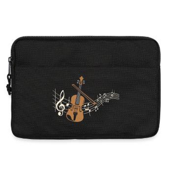 Violon partitions Violon Violon Musicien Musique classique - Sacoche pour ordinateur portable 13 pouces - noir - Devant
