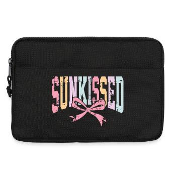 SunKissed Ribbon Pastel Logo Gift Birthday - Laptop bag 13" - black - Front