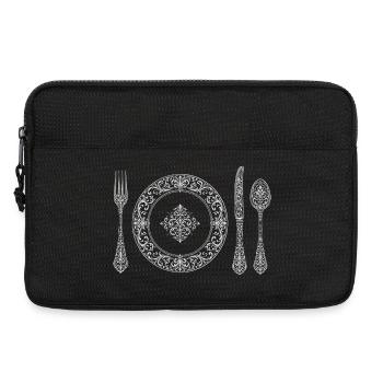 Couverts - Sacoche pour ordinateur portable 13 pouces - noir - Devant