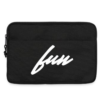 Fun Minimalist Saying Shirt - Laptop bag 13" - black - Front