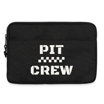 Équipe de course de Pit Crew Motorsport Course aux stands - Sacoche pour ordinateur portable 13 pouces - noir - Devant