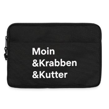Hello Crab Cutter North Sea Coast Hamburg - Laptoptasche 13" - Schwarz - Vorne