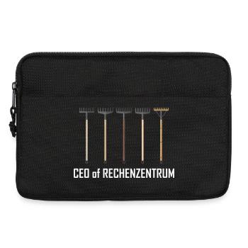 Leiter vom Rechenzentrum Gärtner Gärtnerin Garten - Laptoptasche 13" - Schwarz - Vorne