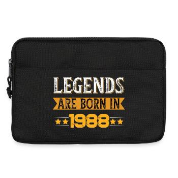 Birthday born in 1988 - Laptop bag 13" - black - Front