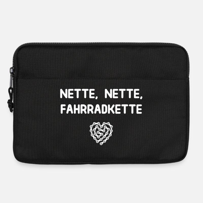 Nette Nette Fahrradkette - Laptoptasche 13" - Schwarz