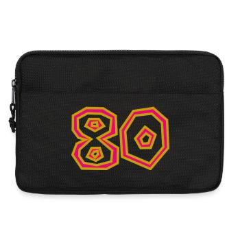 80. 80 YEARS. 80th ANNIVERSARY. 80 YEARS ANNIVERSARY. - Laptop bag 13" - black - Front