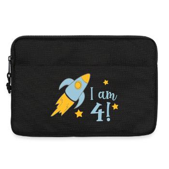 4 birthday - Laptop bag 13" - black - Front