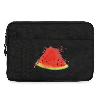 Melone - Wassermelone - Laptoptasche 13" - Schwarz - Vorne