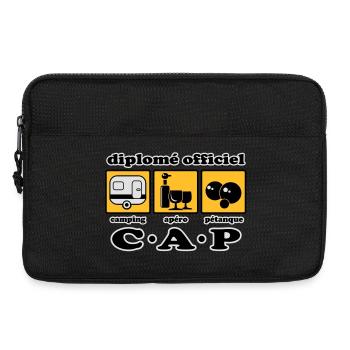Camping Aperitif Schalen flex - Laptoptasche 13" - Schwarz - Vorne