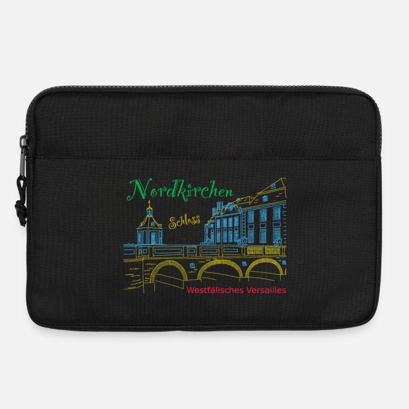 Nordkirchen Schloss, Westfälisches Versailles - Laptoptasche 13" - Schwarz