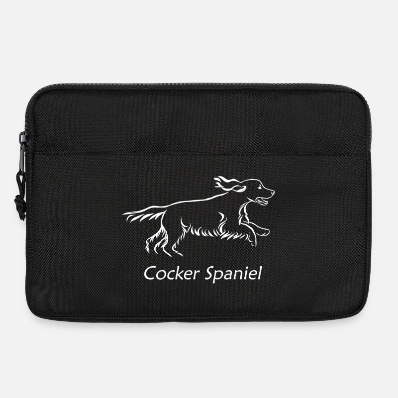 Cocker spaniel - Laptop bag 13" - black