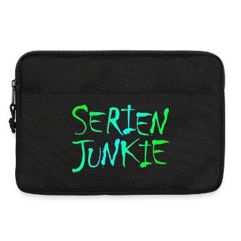 NERDY forever - Serienjunkie - Laptoptasche 13" - Schwarz - Vorne