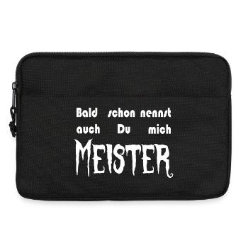 Meister - Laptoptasche 13" - Schwarz - Vorne