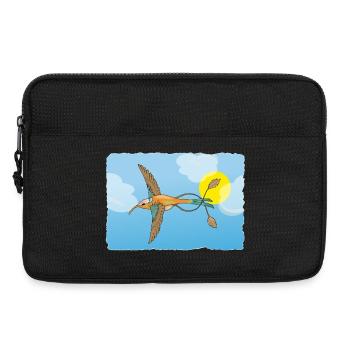 The hummingbird - Laptop bag 13" - black - Front