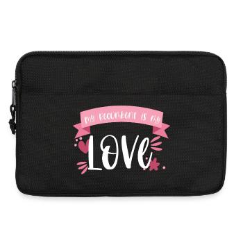 Fahrrad Liegerad Liegefahrrad Radsport Geschenk - Laptoptasche 13" - Schwarz - Vorne