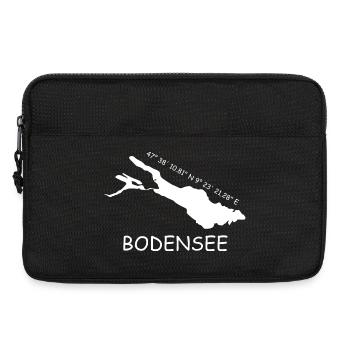 Bodensee Koordinaten - Laptoptasche 13" - Schwarz - Vorne