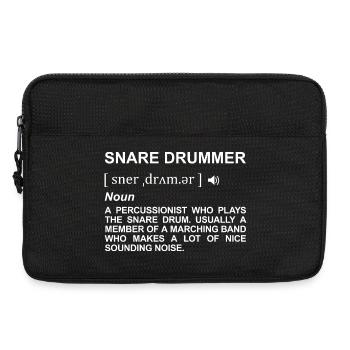 Drummer Definition - Laptop bag 13" - black - Front