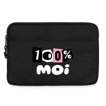 100% MOI - Sacoche pour ordinateur portable 13 pouces - noir - Devant