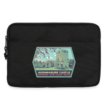 Aughnanur Castle, Oughterard in Ireland - Laptop bag 13" - black - Front
