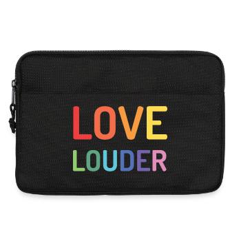 LGBT Pride Monat - Liebe lauter - Laptoptasche 13" - Schwarz - Vorne