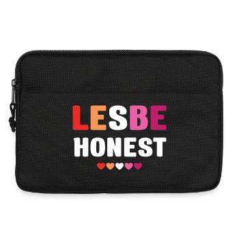 LGBTQ Pride Month - Lesbe Honest - Laptop bag 13" - black - Front