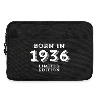 88 years, year of birth, date of birth - Laptop bag 13" - black - Front