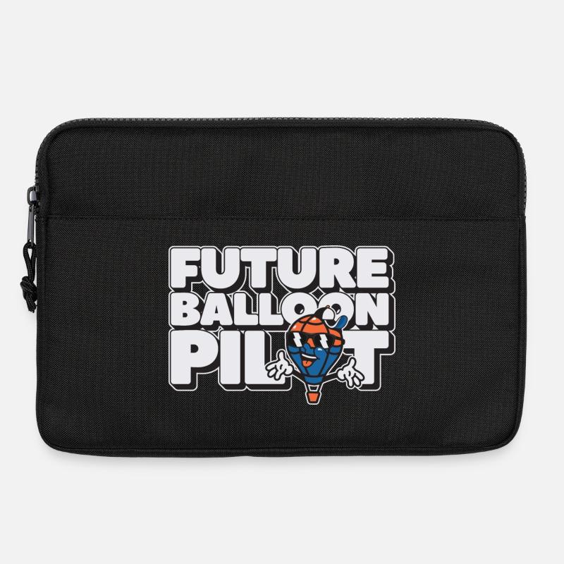 Future Balloon Pilot - Laptoptasche 13" - Schwarz