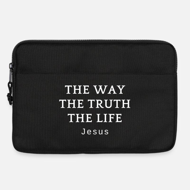 Jesus is the Way - Laptoptasche 13" - Schwarz