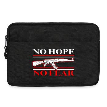 Security and courage in a military style - Laptop bag 13" - black - Front