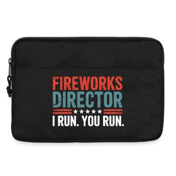 Funny Fireworks Director Jokes 4th Of July - Laptoptasche 13" - Schwarz - Vorne
