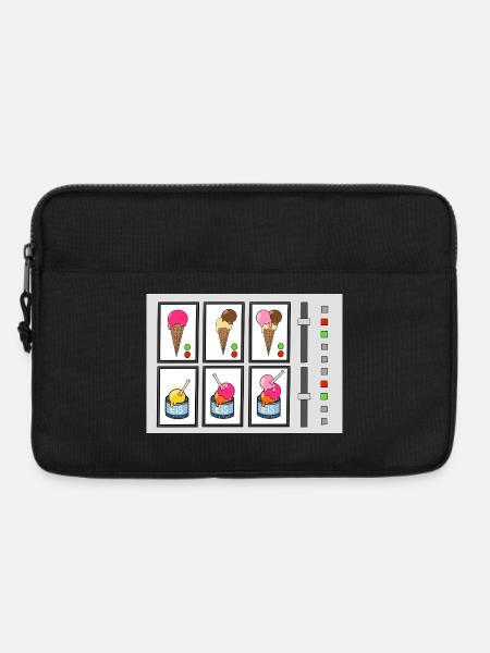 Eiscreme-Maschine - Laptop bag 13" - black