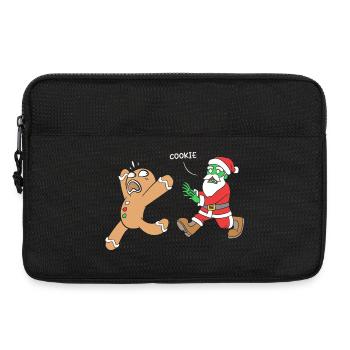 Bonhomme en pain d'épices de Noël en pain d'épices - Sacoche pour ordinateur portable 13 pouces - noir - Devant