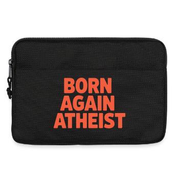 Bold Rebirth Atheist Statement Design - Laptop bag 13" - black - Front
