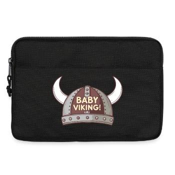 Baby Wikinger Helm - Laptoptasche 13" - Schwarz - Vorne