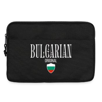 Originaire de Bulgarie, j’adore la Bulgarie - Sacoche pour ordinateur portable 13 pouces - noir - Devant