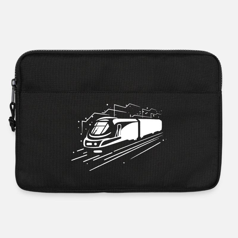 Cartoon Zug - Laptoptasche 13" - Schwarz