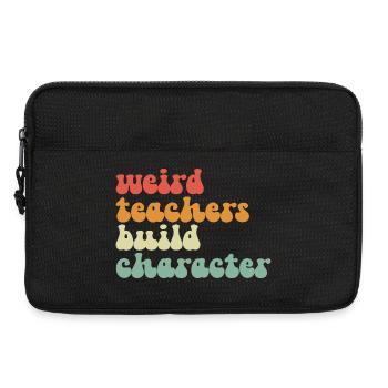 Strange teachers form the character - Laptop bag 13" - black - Front