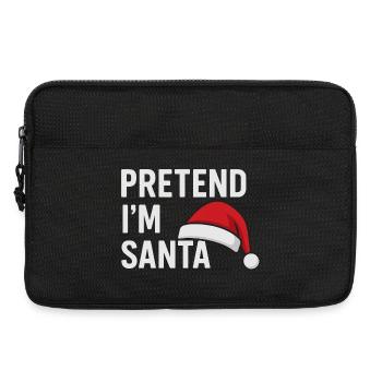Pretend I'm Santa Claus - Laptop bag 13" - black - Front