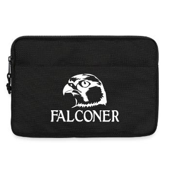 Falknerei Falkner Falknerin Beizjagd Greifvogel - Laptoptasche 13" - Schwarz - Vorne