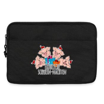 Pig Night gifts for all piggies! - Laptop bag 13" - black - Front