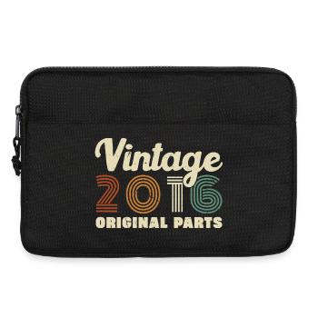 2016 Vintage Retro Geburtstagsgeschenk - Laptoptasche 13" - Schwarz - Vorne