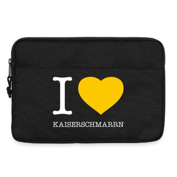 I love Kaiserschmarrn - Laptoptasche 13" - Schwarz - Vorne