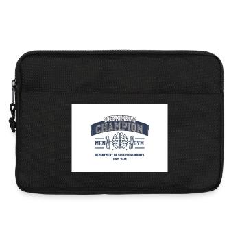 Overthinking Champion Fitnesswitz - Laptoptasche 13" - Schwarz - Vorne